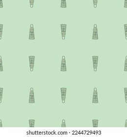 Patrón sin costuras grabado en los áprones. Fondo vintage para la cocina a mano.