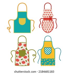 Aprons Vector Cartoon Set Isolated On Stock Vector (Royalty Free ...