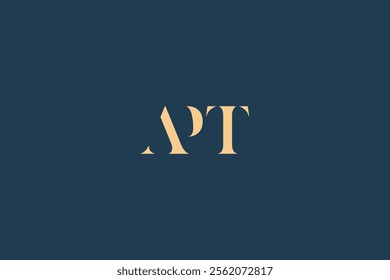 APT abstract letter logo design. This logo is designed by three abstract letters.