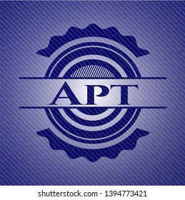 Apt jean background. Vector Illustration. Detailed.