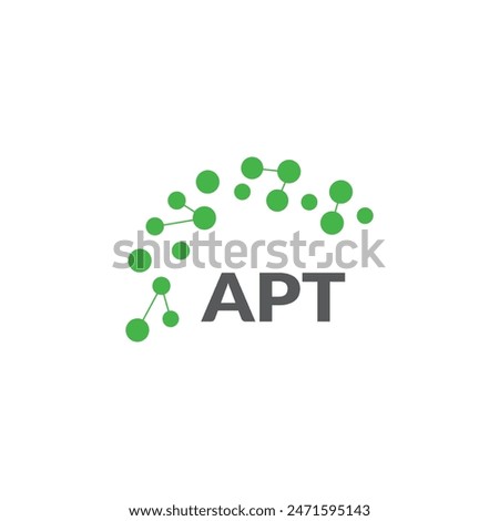 APT letter logo design on white background. Creative  modern APT letter logo design. Vector design.
Letters APT, APT logo  vector template.