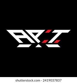 APT Brief Logo Vektordesign, APT einfaches und modernes Logo. APT Luxus-Alphabet-Design  