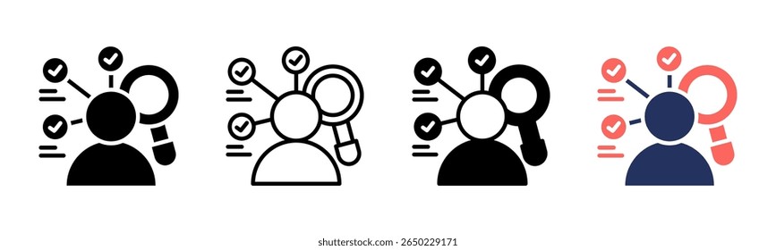 Aptitude icon sheet multiple style collection