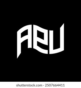 APU logo design, APU simple and modern logo. APU luxurious alphabet design  
