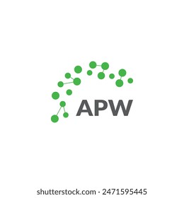 APW letter logo design on white background. Creative  modern APW letter logo design. Vector design.
Letters APW, APW logo  vector template. 