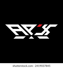 APX-Logo, Vektordesign, APX einfaches und modernes Logo. Luxusalphabetisches Design von APX  