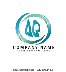 AQ AP NEW CREATIVE MODERN BUSINESS LOGO DESIGN