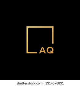 AQ GOLD MONOGRAM