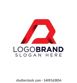 AQ Initial Letter Connect logo vector