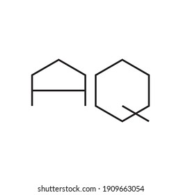 aq initial letter vector logo