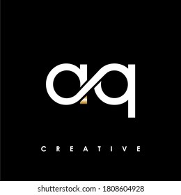 AQ Letter Initial Logo Design Template Vector Illustration