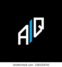 AQ letter logo creative design with vector graphic