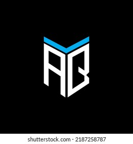 AQ letter logo creative design with vector graphic