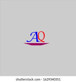 AQ letter logo design for company logo 