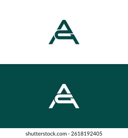 AQ Letter Logo Design. Creative Modern A Q Letters icon vector Illustration.