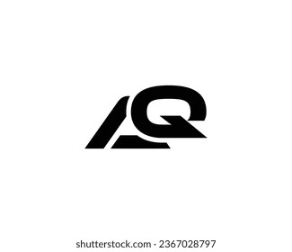 AQ Letter Logo Design Element