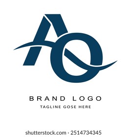 aq letter logo illustration design