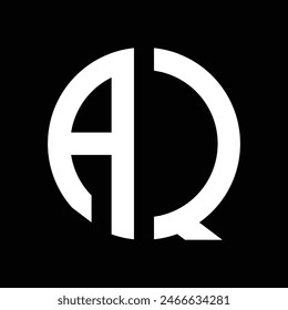 Diseño de Vector de logotipo de letra AQ