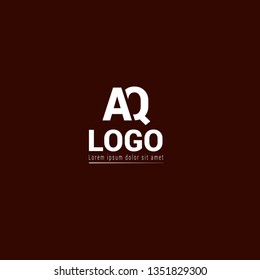 AQ logo concept. Designed for your web site design, logo, app, UI