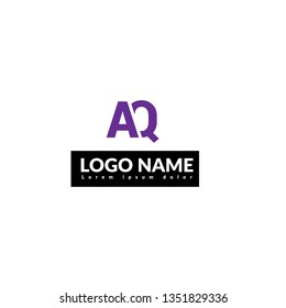 AQ logo concept. Designed for your web site design, logo, app, UI