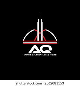 AQ logo design, AQ simple and modern logo. AQ luxurious alphabet design

