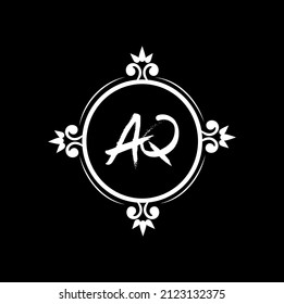 AQ logo design with unique and simple design