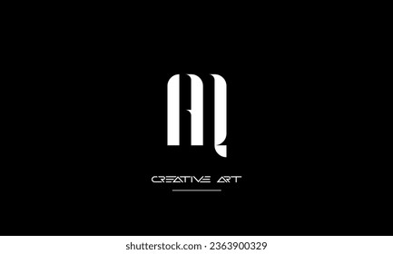 AQ, QA, A, Q abstract letters logo monogram