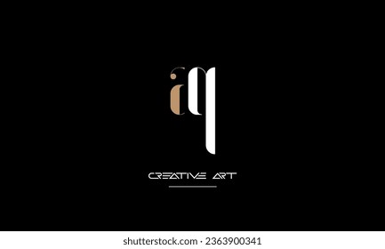 AQ, QA, A, Q abstract letters logo monogram