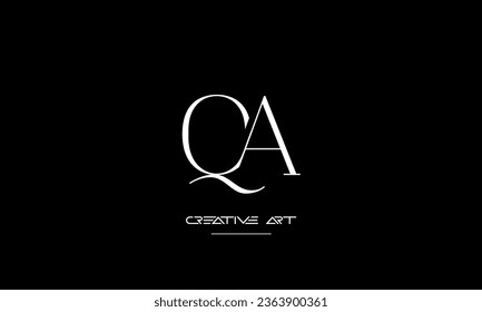 AQ, QA, A, Q abstract letters logo monogram