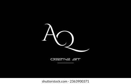AQ, QA, A, Q abstract letters logo monogram
