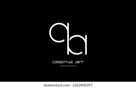 AQ, QA, A, Q abstract letters logo monogram