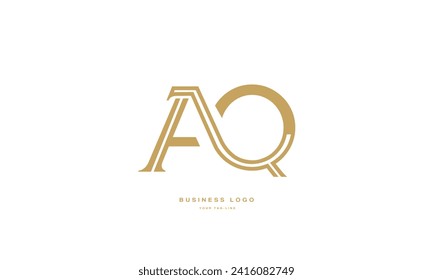 AQ, QA, A, Q, Abstract Letters Logo Monogram