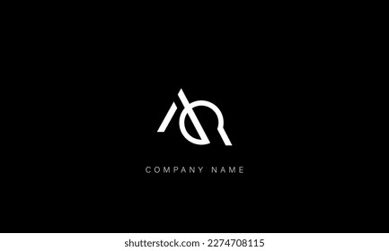 AQ, QA, Abstract Letters Logo Monogram