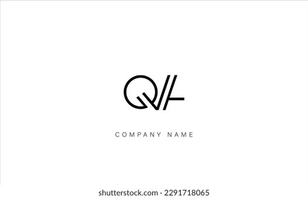 AQ, QA, Abstract Letters Logo Monogram