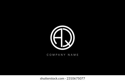 AQ, QA, Abstract Letters Logo Monogram