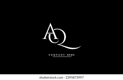 Monogramm für abstrakte AQ-Logos, QA