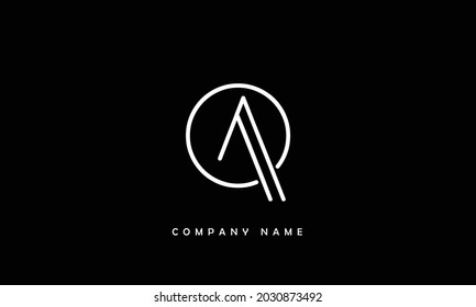 AQ, QA Alphabets Letters Logo Monogram