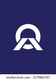 AQ, QA Alphabets Letters Logo Monogram