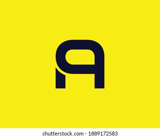 AQ QA LETTER LOGO DESIGN VECTOR TEMPLATE