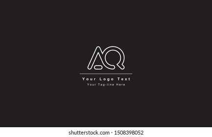 AQ or QA letter logo. Unique attractive creative modern initial AQ QA A Q initial based letter icon logo