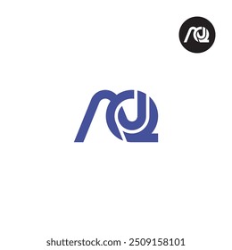 AQJ Logo Letter Monogram Design
