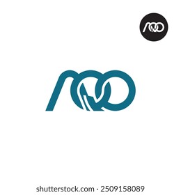 AQO Logo Letter Monogram Design