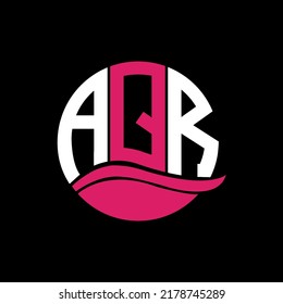 AQR initial modern logo design vector icon template