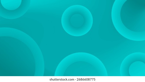 Aqua Abstrakter Hintergrund mit Kreisen für Tapete Webseite Hintergrund Buchumschlag