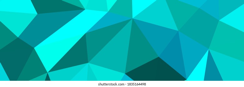 Fondo abstracto de Aqua. Ilustración vectorial geométrica. Papel pintado en 3D colorido.