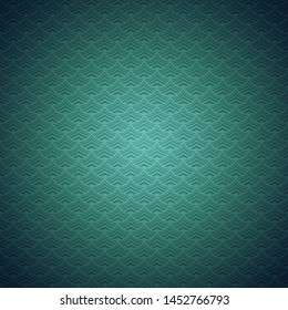 Aqua abstract background of green stylized waves of sea or ocean water, with gradient coloring and darkening to the edges. Vector illustration for web banner design and printing