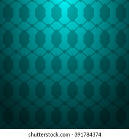 Aqua abstract striped textured geometric pattern