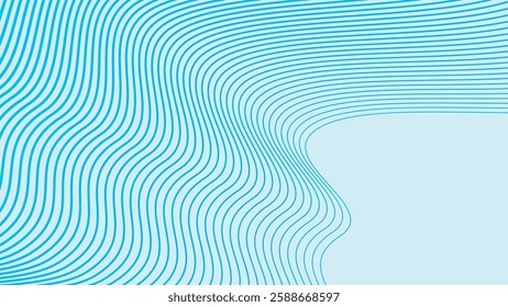 Aqua blue color with stripes line abstract background for backdrop
