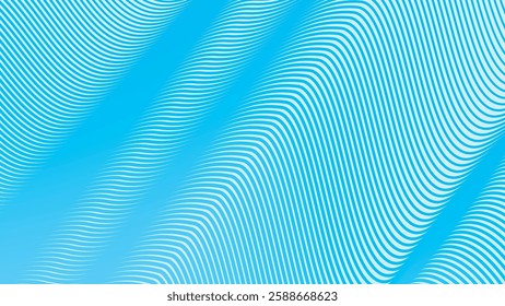 Aqua blue color with stripes line abstract background for backdrop