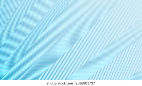Aqua blue color with zig zag stripes abstract background for backdrop or presentation